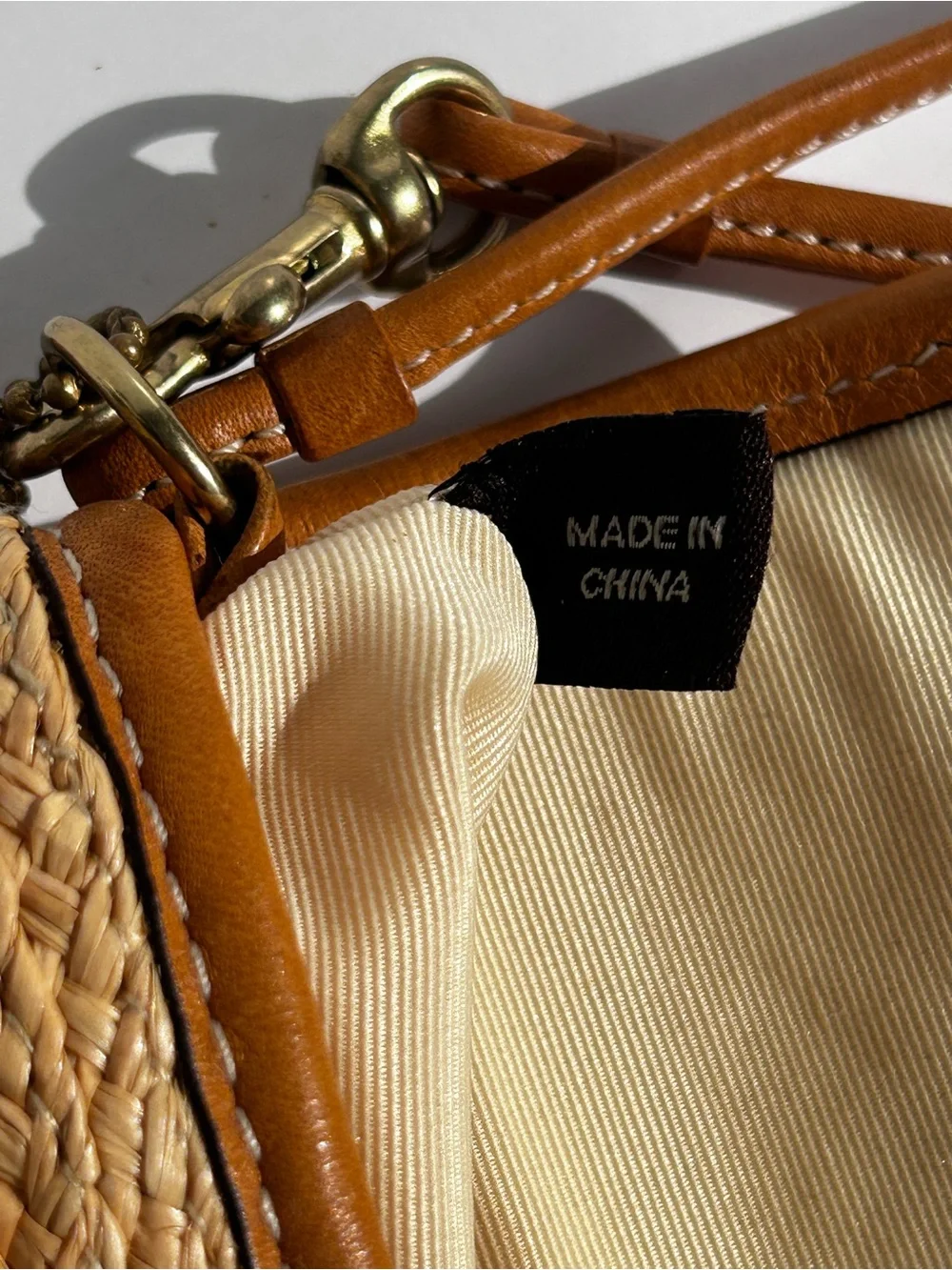 Coach crossbody woven